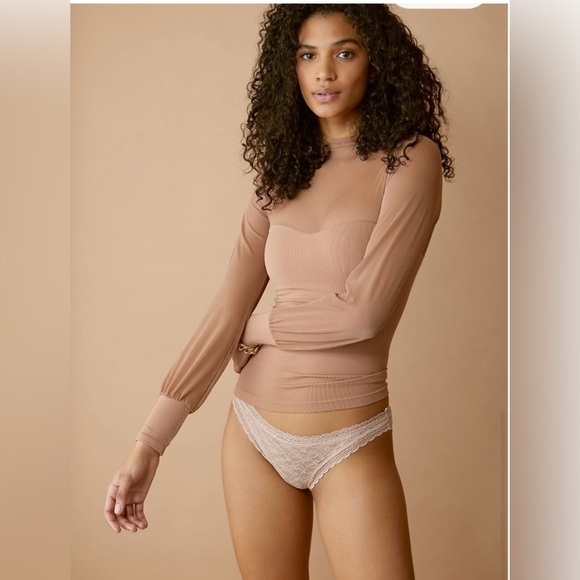 Free People Tops - Free People Intimately Light Up Layering Top in Mocha